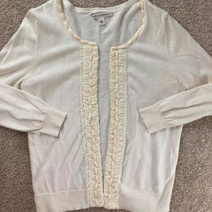 Banana Republic Cream Colored Cardigan - Size S